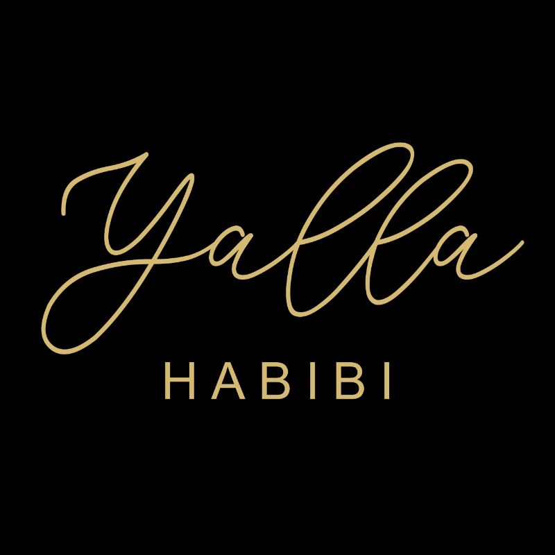 Yalla Habibi Arabisch Muslim Schatz Islam Geschenk