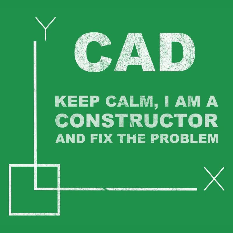 CAD Keep Calm Constructor Engineering