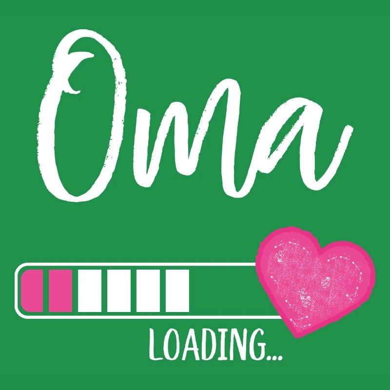 Oma Loading Herz Enkelin Mädchen Werdende Oma