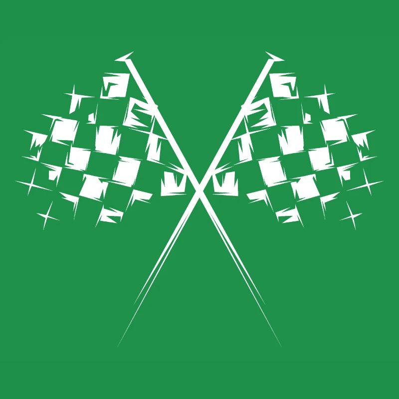 race drapeau de course drapeau de départ symbole d’arrivée Équipe