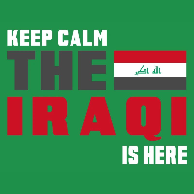 Drapeau Irak Keep Calm
