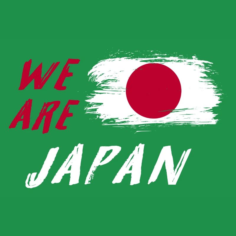 Nous sommes la conception des drapeaux du Japon