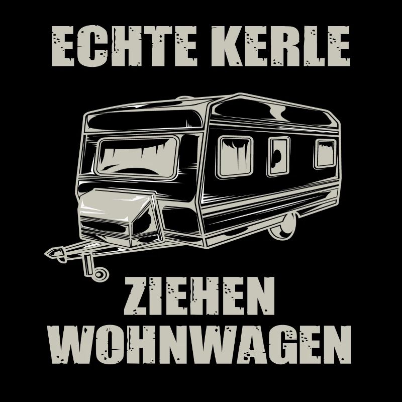 Echte Kerle Ziehen Wohnwagen