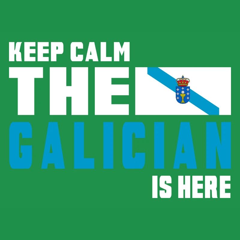 Drapeaux de Galice Keep Calm