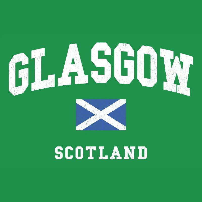 Graphique du drapeau de l’Écosse de Glasgow