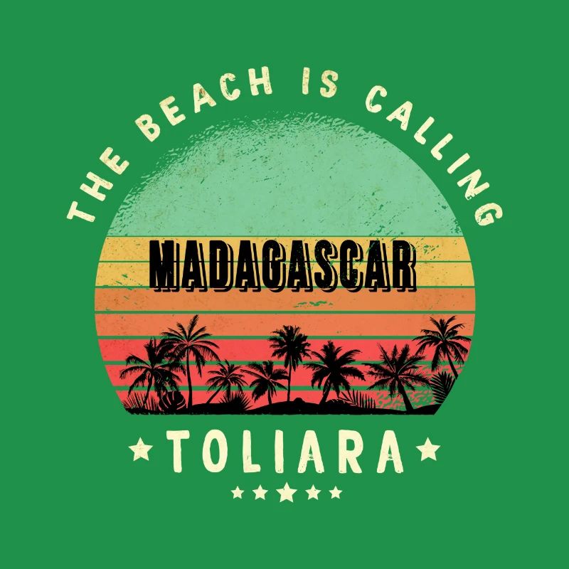 Design de plage de Toliara à Madagascar