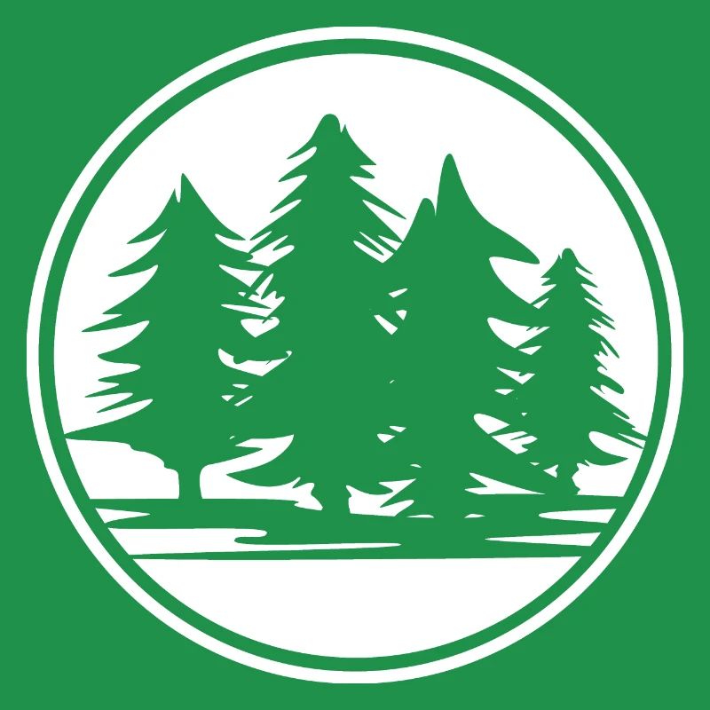 Fir Tree Forest Trees Logo icon Icon Graphic