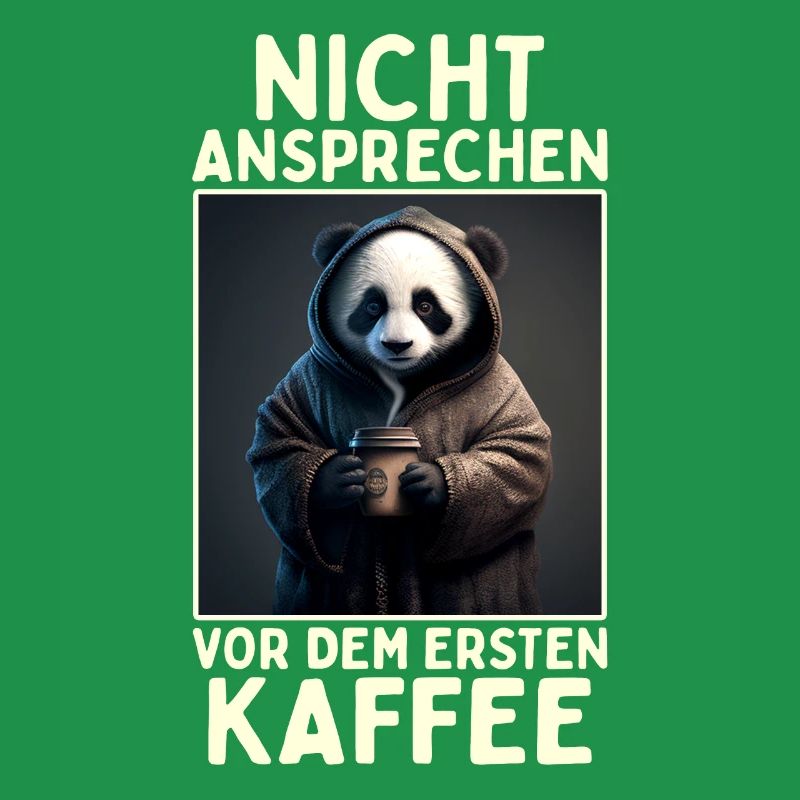 Panda Bär Nicht Ansprechen Vor Kaffee Morgenmuffel
