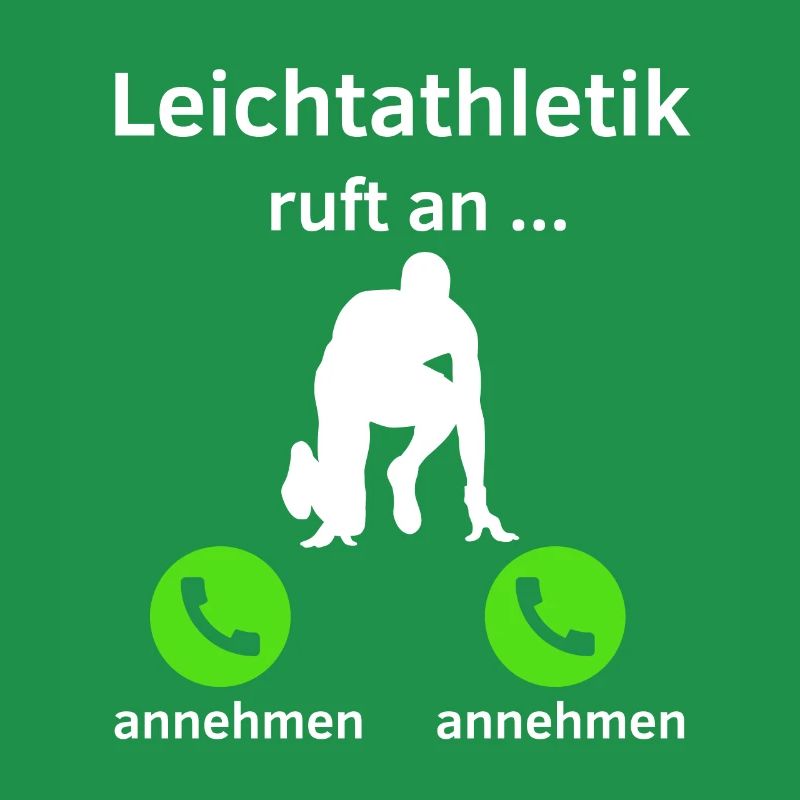 Leichtathletik ruft an - annehmen oder annehmen?