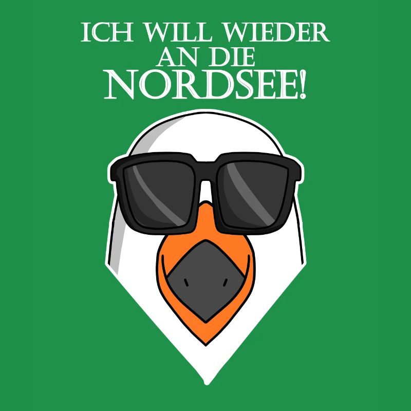 Nordsee Plattdeutsch Spruch Moin Möwe