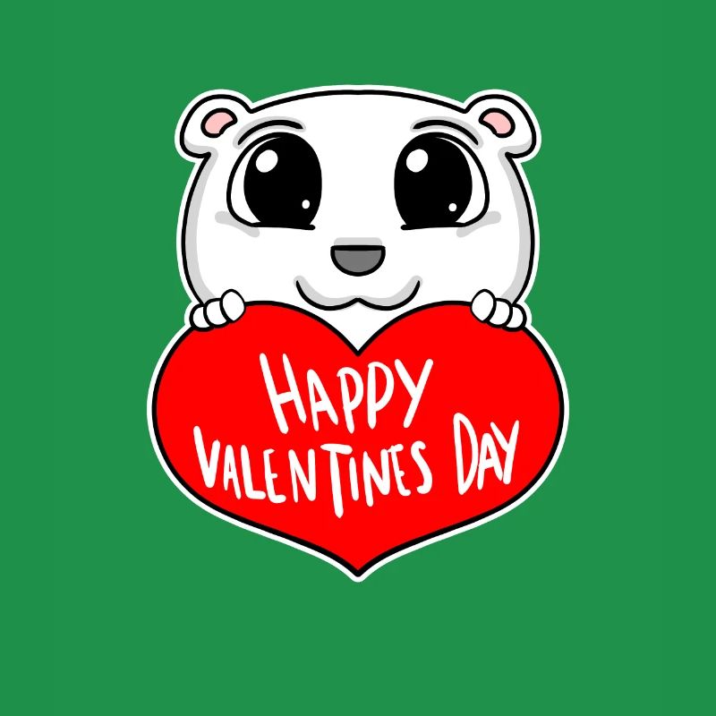 Valentinstag Herz Bär