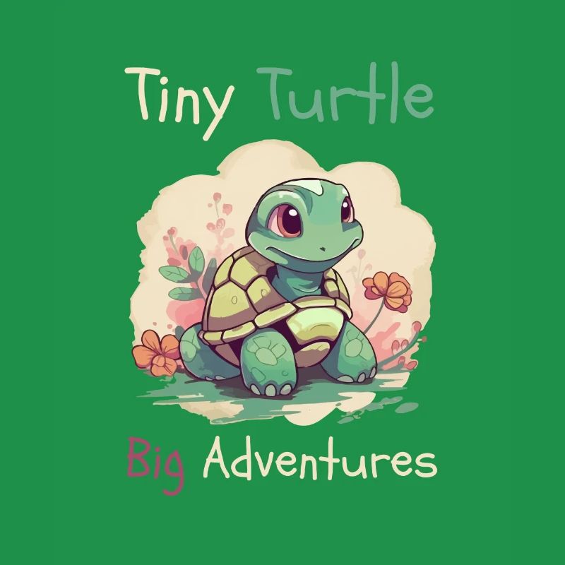 Conception d’aventure de tortue minuscule