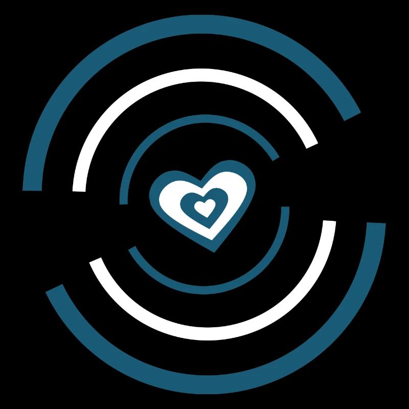 blue heart valentine's day