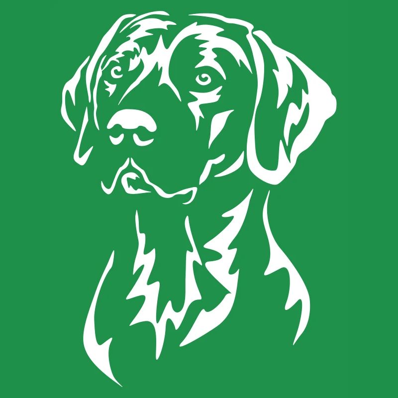 Rhodesian Ridgeback Head « Black Edition »
