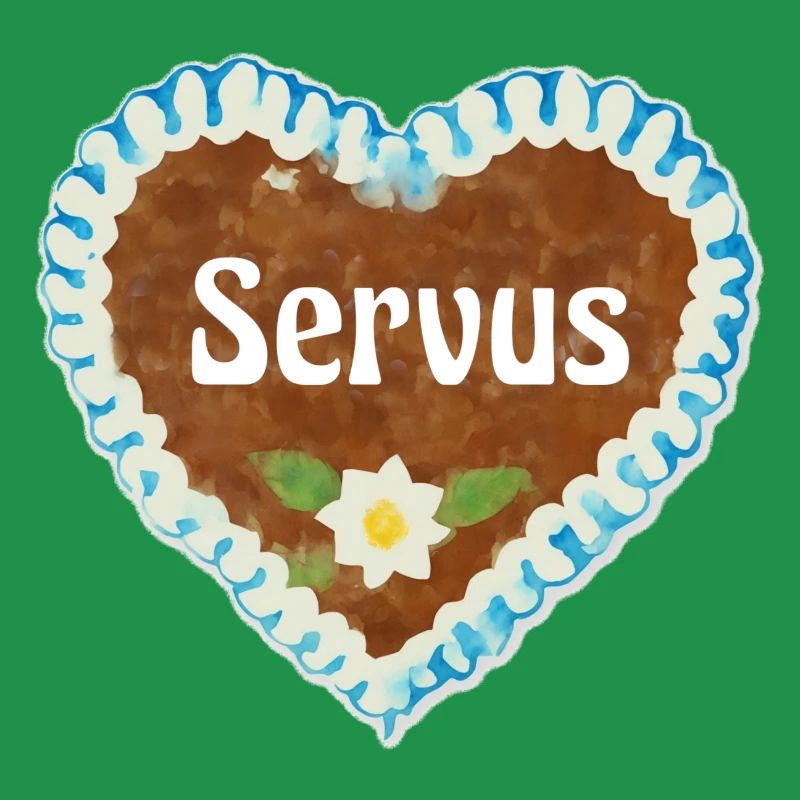 Lebkuchenherz Servus