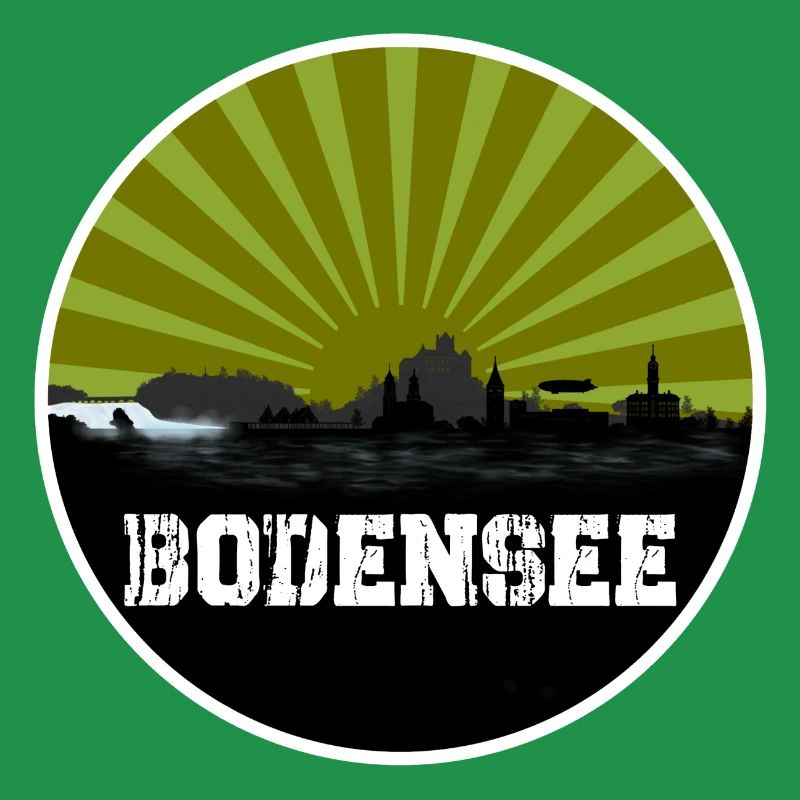 Bodensee Retro Skyline