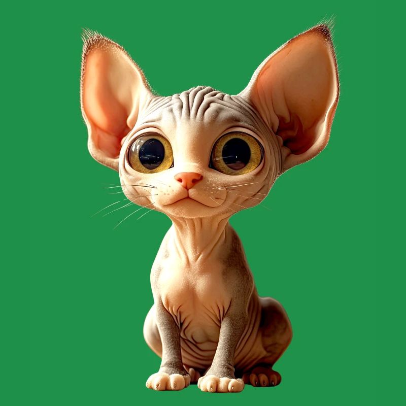 Chat Sphynx Chat Sphynx Chat Canadien Mignon Sphinx