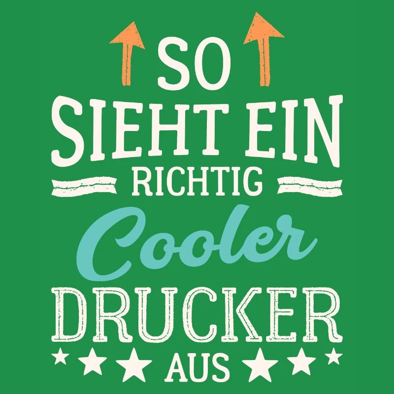 So sieht ein richtig cooler Drucker aus Druckerei