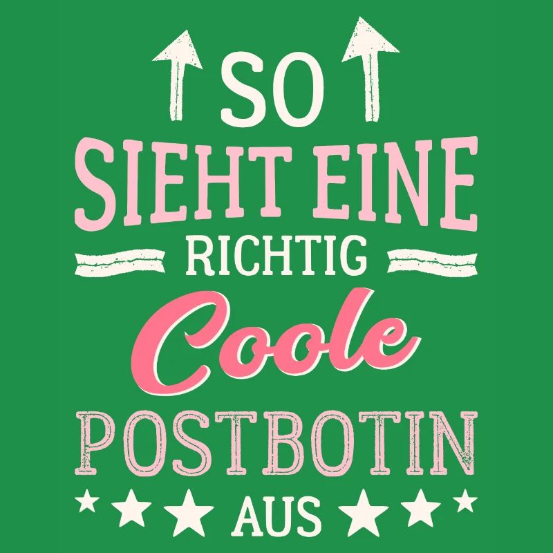So sieht eine richtig coole Postbotin aus Kurier