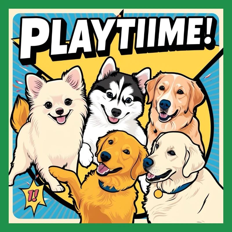Chiens de bande dessinée - Temps de jeu
