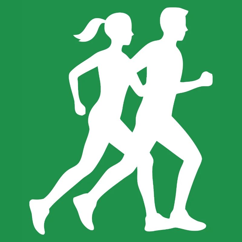 Dynamic Running Silhouette Design