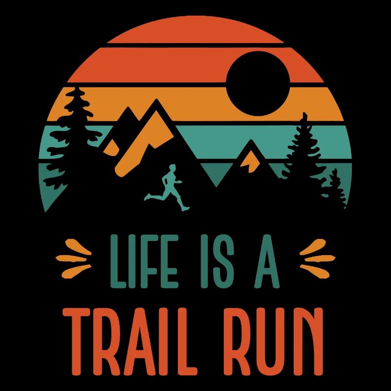 La vie est une course de trail