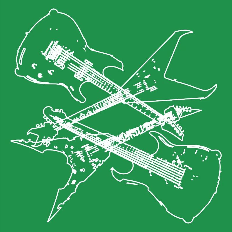 Conception de composition de guitares électriques