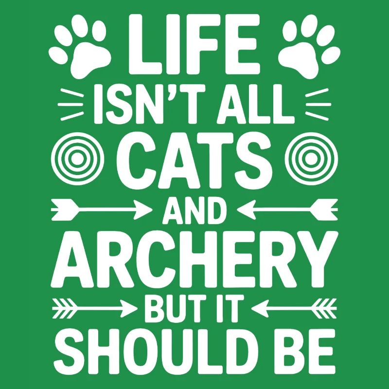 Bogenschießen Spruch Katzen Bogenschießen Geschenk
