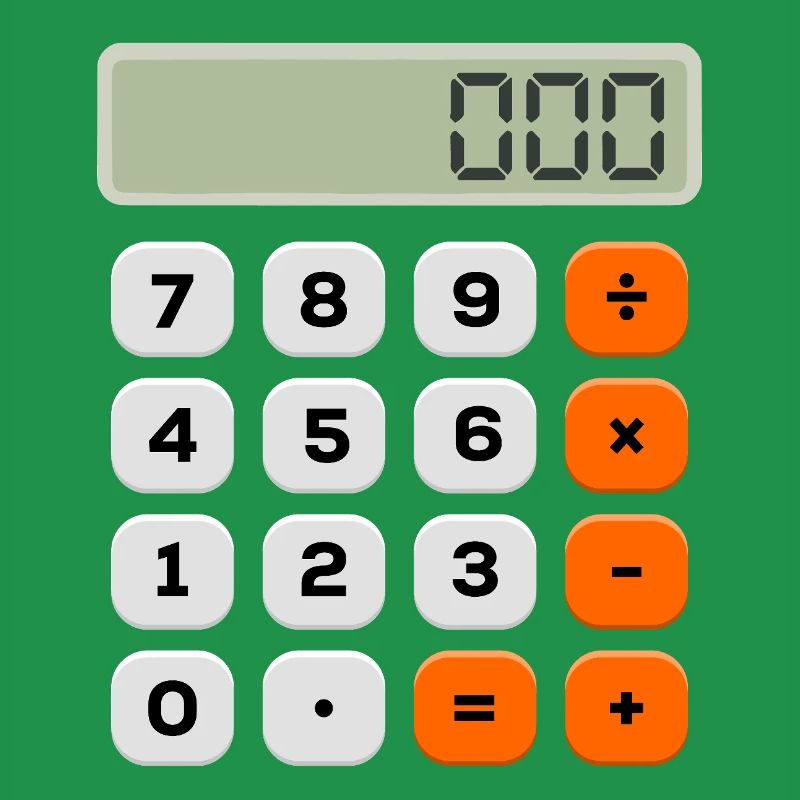 Number Day Minimalist Calculator Numerical Pattern