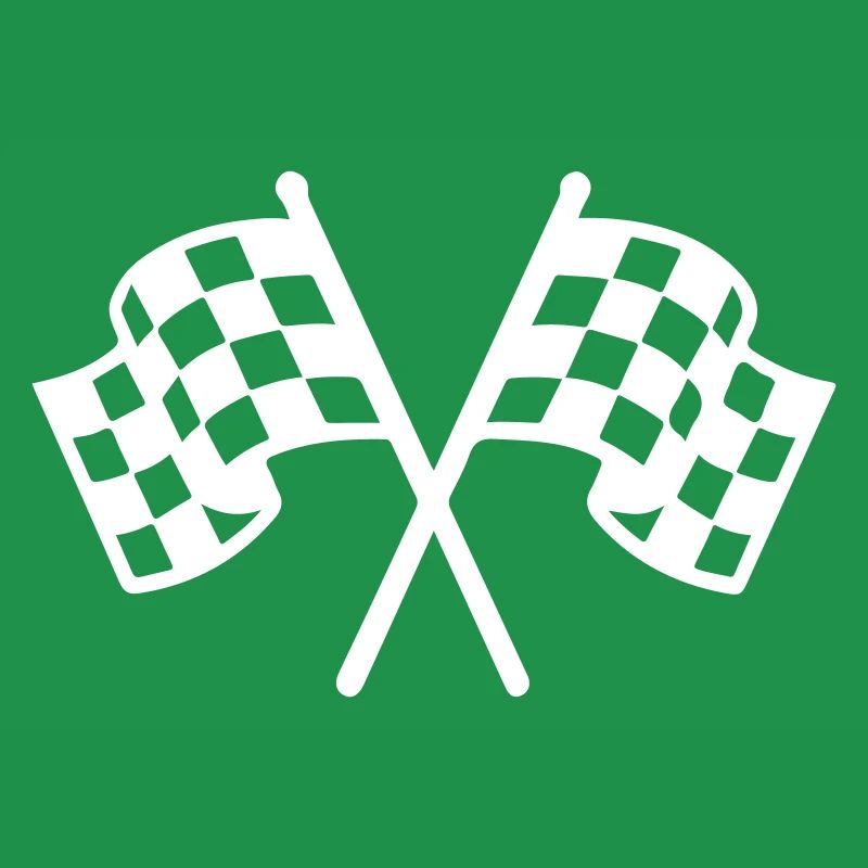 Icône du drapeau de course