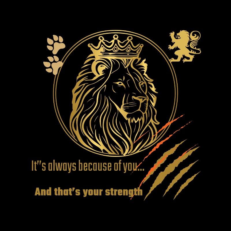 Lion Royalité et Force Impression