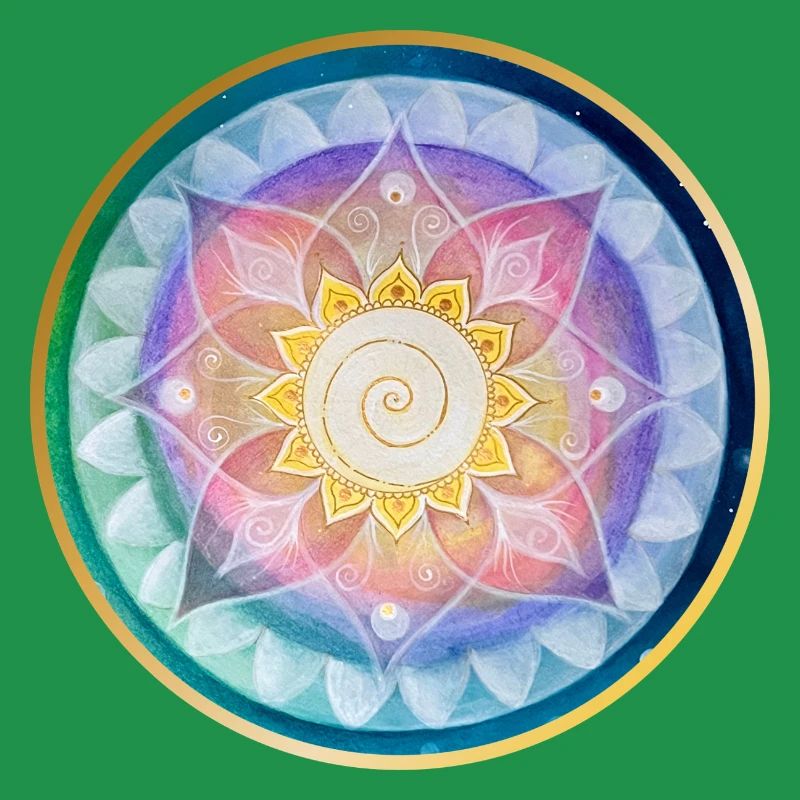 Conception harmonieuse de la méditation mandala