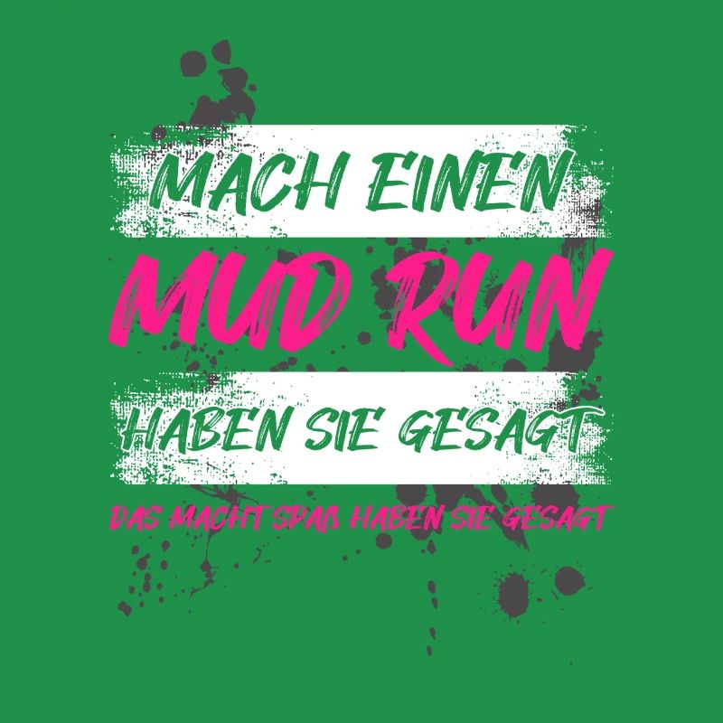 Mach einen Mud run Schlammlauf Mud Run Muddy Race