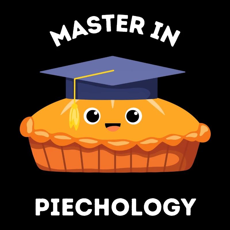 Master in Piechology – Funny Graduation Pun