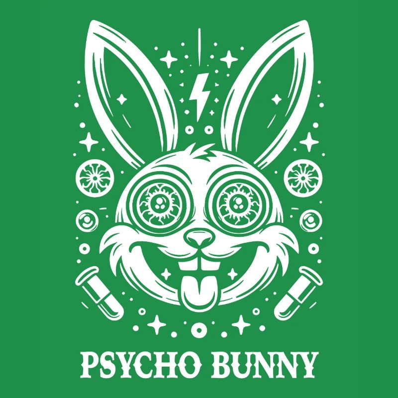 Psycho Bunny Neon Psychédélisme