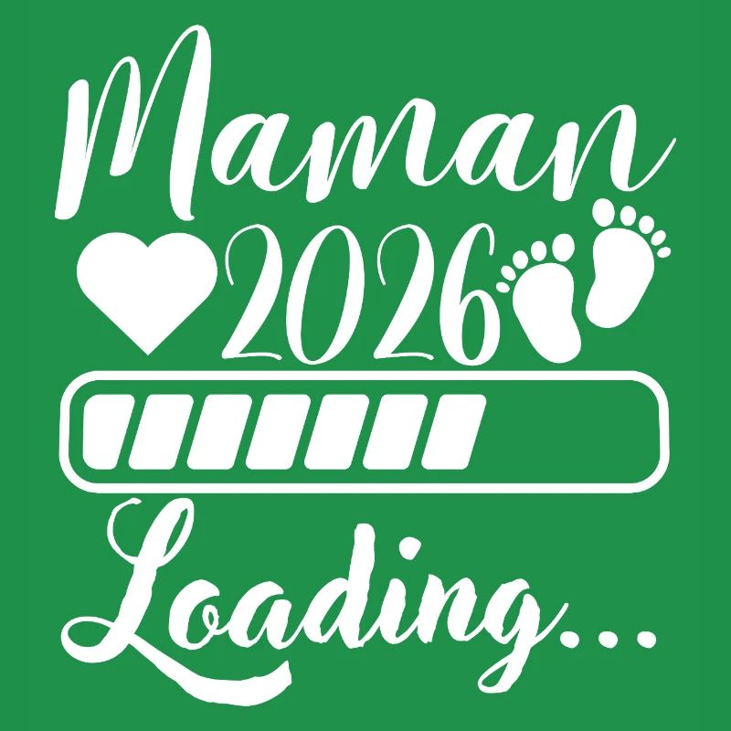 Mama 2026 Loading, werdende Mutter Schwangerschaft Geschenk