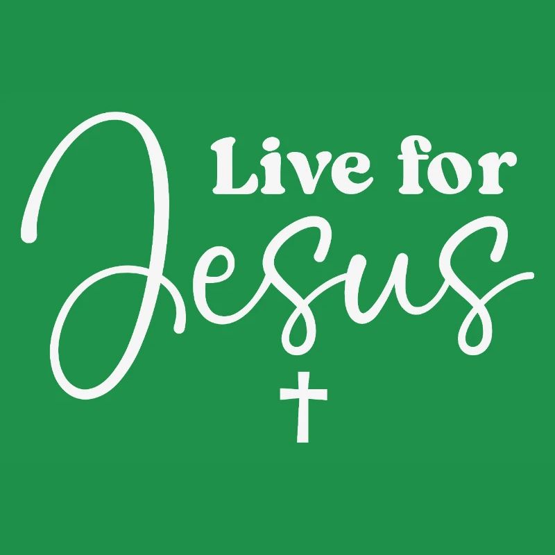 Live for Jesus Script Typografie