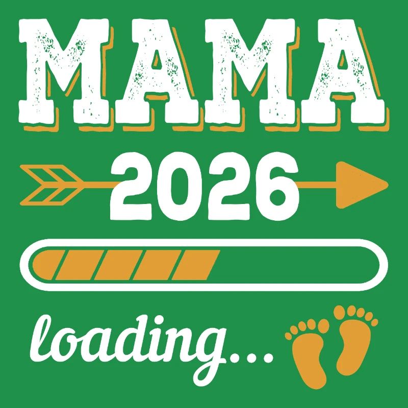 Mama 2026 Loading Zukünftige Mutter Geschenk