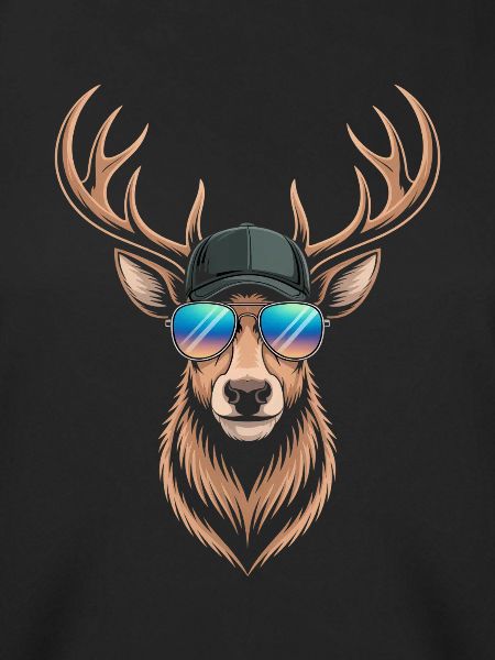 Deer with antlers