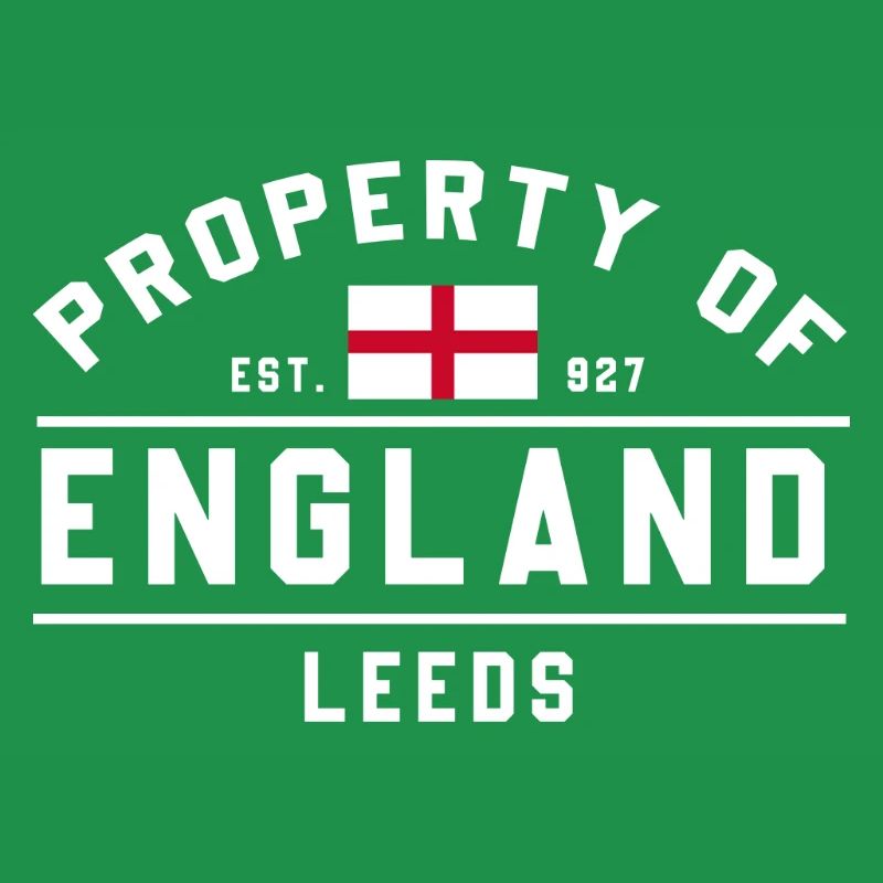 Angleterre Leeds Flag Design dans un style graphique