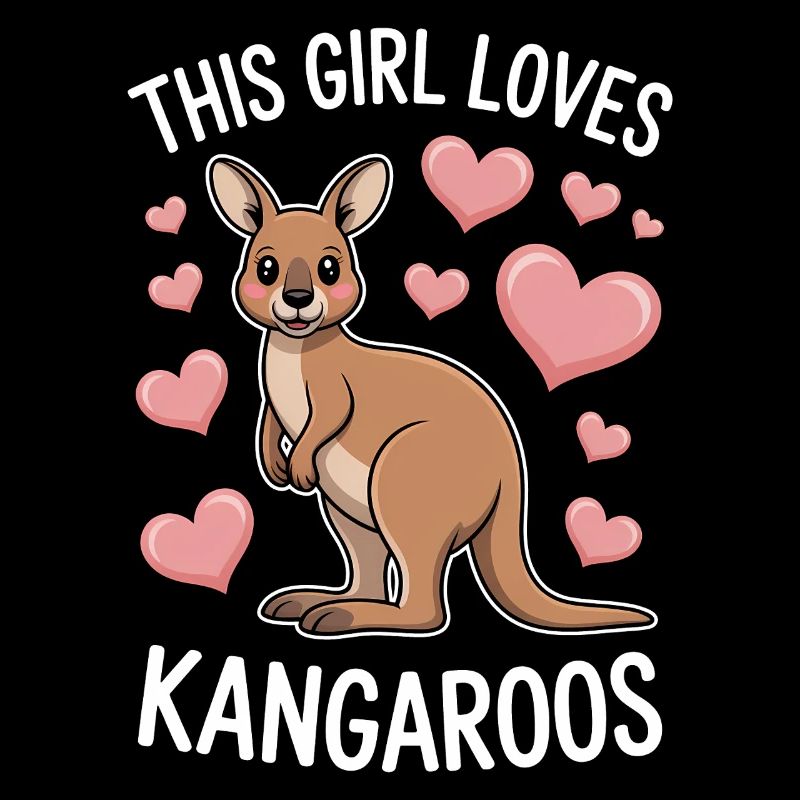 Kangaroo Spruch Mädchen Lustige Kangaroo Geschenk