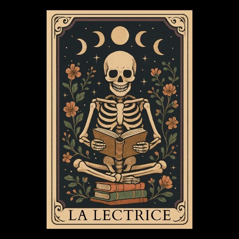 Der Gothic Skelett Tarot Kartenleser