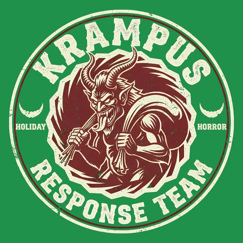 Équipe d’intervention Krampus Cryptide drôle Krampus