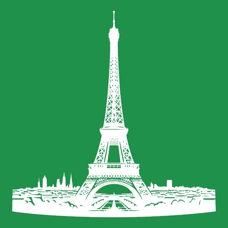 Französischer Blickfang Eiffelturm typisch Paris