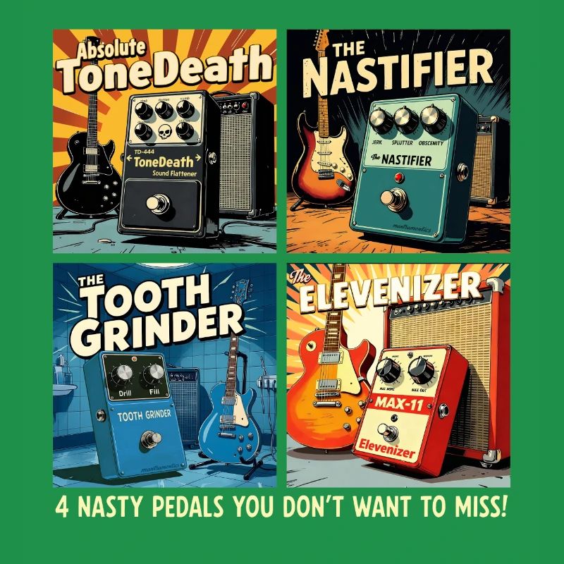 4 imaginary distortion pedals