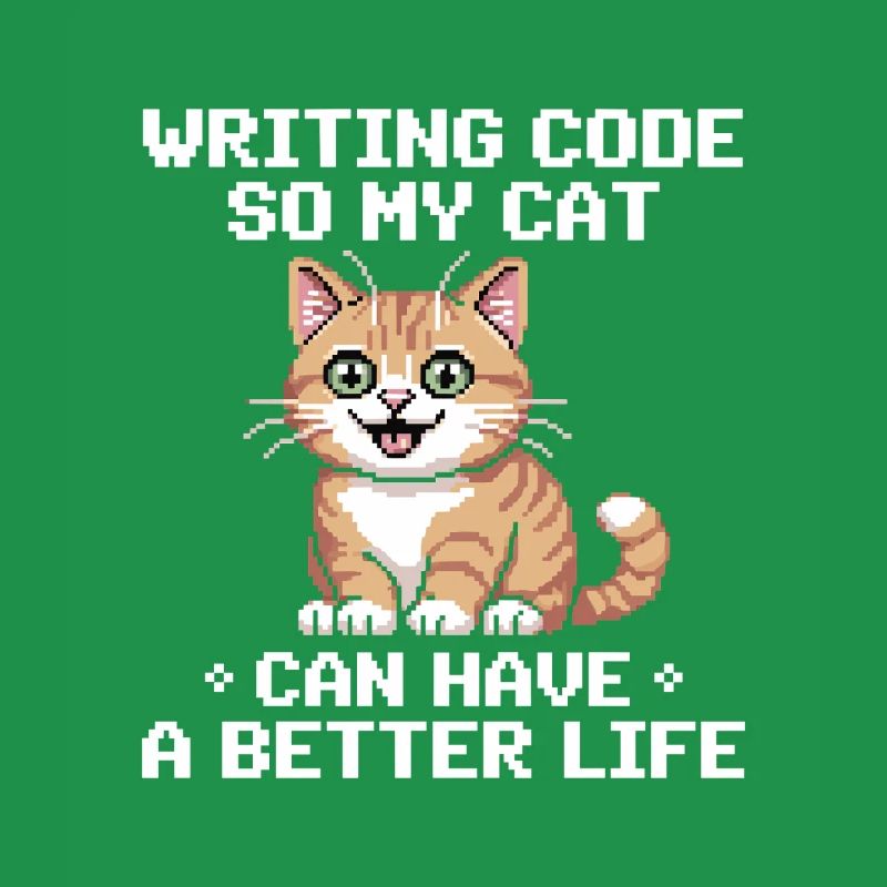 Programmation de Chat Codage Drôle et Chat Allemand