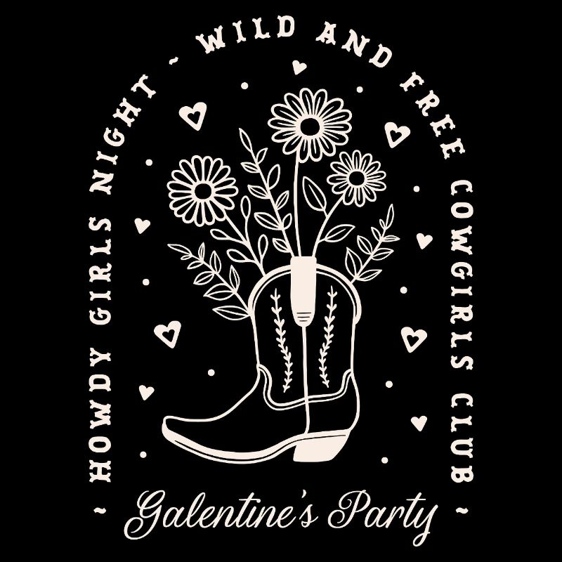 Galentines Mädchen feiern Valentinstagsland