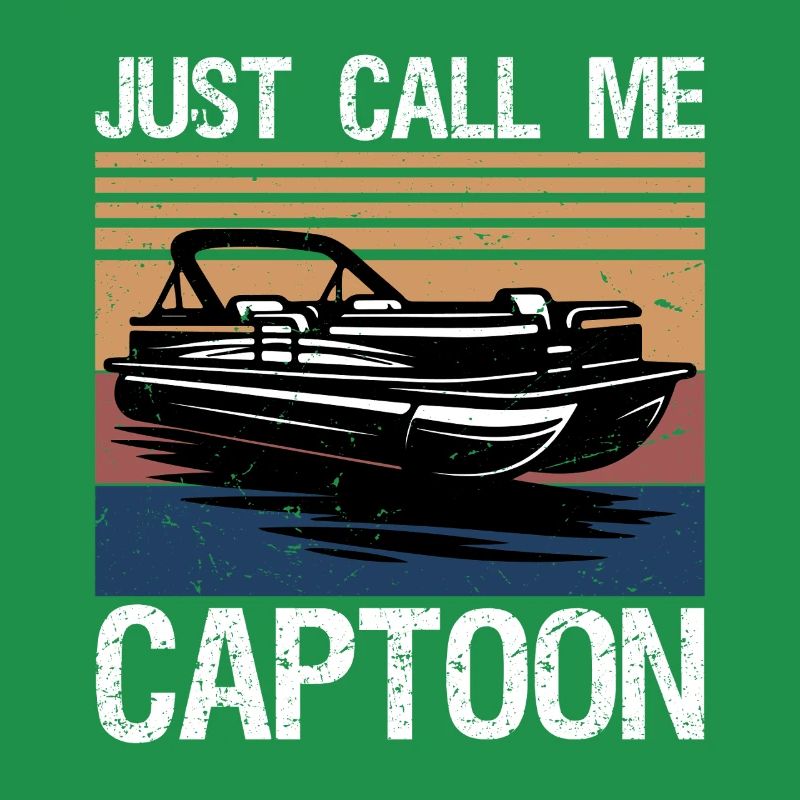 Appelez-moi simplement capitaine drôle de bateau ponton