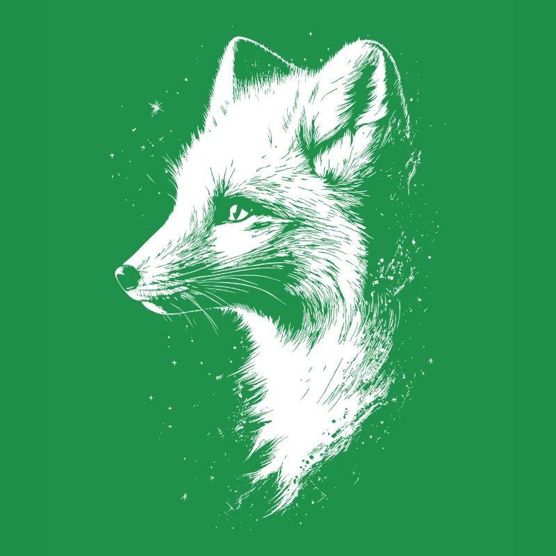 Polarfuchs Schneefuchs Eisfuchs Süßer Weißer Fuchs