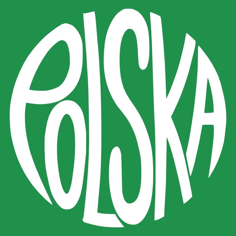 Polska - Poland Hand Lettering Logo Pattern
